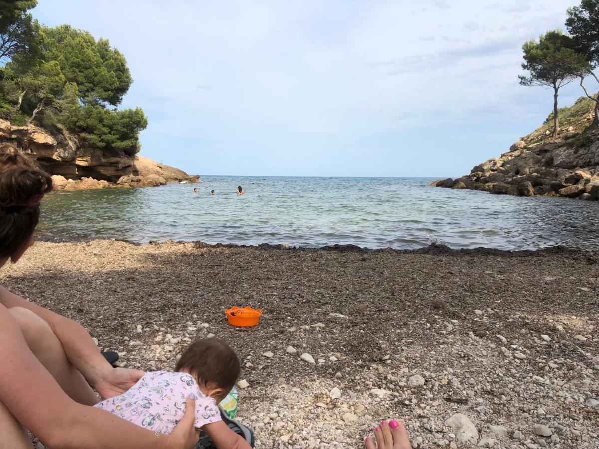 Apartamento Calafat, A 2 Minutos A Pie De Cala Llobeta Eksteriør bilde